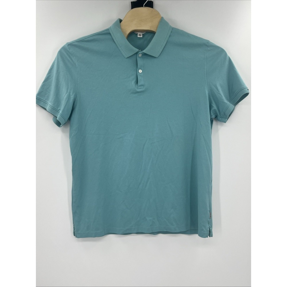 Calvin Klein‎ Men's Cotton Polo Shirt Light Blue Size XL